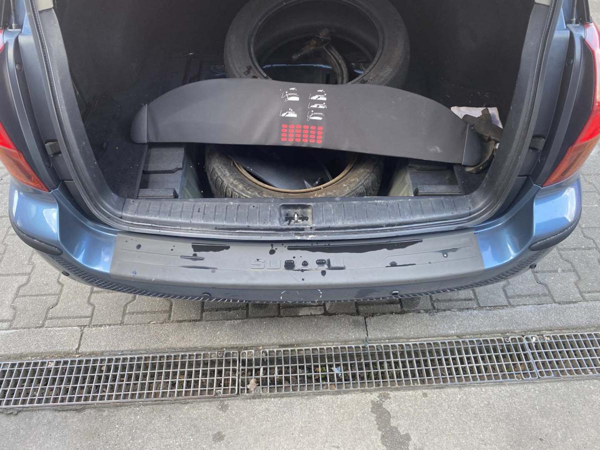 Subaru Legacy 4 original Sto&szlig;stange Stossf&auml;nger hinten 33A Atlantic Blue Kombi Bj.2005